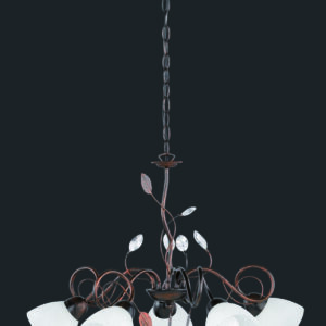Πολυέλαιος Trio Lighting   E14 Σκουριά Αντικέ Μεταλλικό    110700528