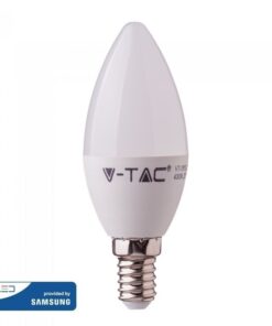 LED Λάμπα E14 7W Κεράκι V-TAC PRO Samsung Chip 200° 600lm 3000K – 111