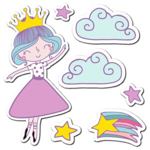 Unicorns Princess αυτοκόλλητα με μήνυμα τοίχου M Ango – 11113