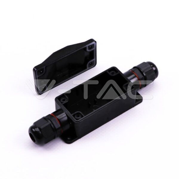 Αδιάβροχο IP65 κουτί διακλάδωσης μαύρο V-TAC – 11136