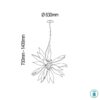 IDEAL LUX LEAVES SP8 – 111957