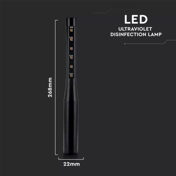 Φορητό Φωτιστικό Μικροβιοκτόνο UV 14W 5V V-TAC – 11220