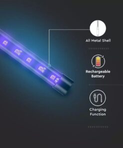 Φορητό Φωτιστικό Μικροβιοκτόνο UV 14W 5V V-TAC – 11220