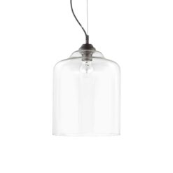 IDEAL LUX Κρεμαστό Φωτιστικό BISTRO 1xE27 Διαφανές – 112305