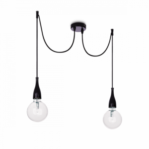 IDEAL LUX MINIMAL SP2 NERO OPACO – 112671