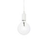IDEAL LUX Κρεμαστό Φωτιστικό Οροφής EDISON 1xE27 Λευκού Χρώματος – 113302