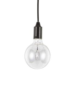IDEAL LUX Κρεμαστό Φωτιστικό EDISON 1xE27 Μαύρου Χρώματος – 113319