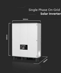 5kW On Grid Solar Inverter LCD Display & DC Switch Single Phase IP66 Warranty 5+5YRS Optional V-TAC – 11370