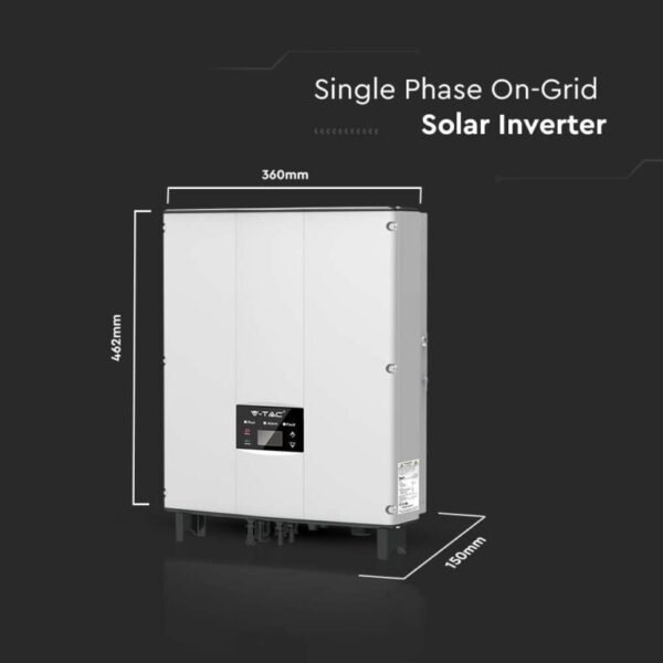 5kW On Grid Solar Inverter LCD Display & DC Switch Single Phase IP66 Warranty 5+5YRS Optional  V-TAC – 11370