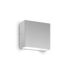 IDEAL LUX Επιτοίχιο Φωτιστικό Βεράντας TETRIS-1 1xG9 IP44 Γκρι Χρώματος – 113760