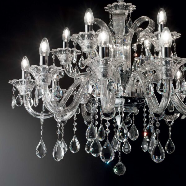 IDEAL LUX Κρεμαστό Φωτιστικό COLOSSAL E14x15 Χρώματος Ιβουαρ – 081564