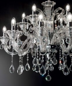 IDEAL LUX Κρεμαστό Φωτιστικό COLOSSAL 15xE14 Ασημί Χρώματος – 081526