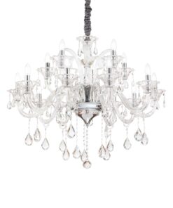 IDEAL LUX Κρεμαστό Φωτιστικό COLOSSAL 15xE14 Κρύσταλλο – 114170