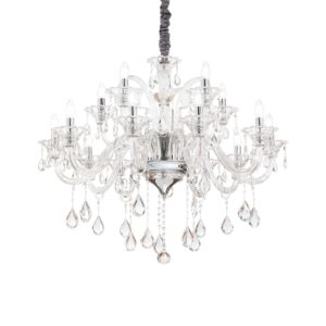 IDEAL LUX Κρεμαστό Φωτιστικό COLOSSAL 15xE14 Κρύσταλλο – 114170