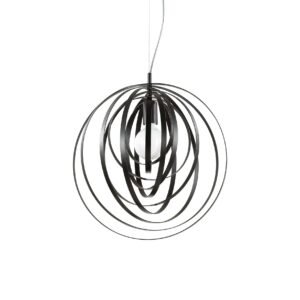 IDEAL LUX Κρεμαστό Φωτιστικό DISCO 1xE27 Μαύρου Χρώματος – 114262