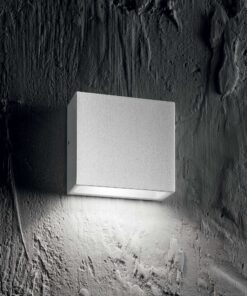 IDEAL LUX Επιτοίχιο Φωτιστικό Εξωτερικού Χώρου TETRIS-1 1xG9 IP44 Λευκού Χρώματος – 114293