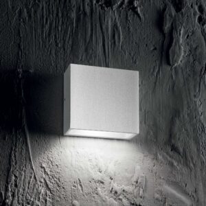IDEAL LUX Επιτοίχιο Φωτιστικό Εξωτερικού Χώρου TETRIS-1 1xG9 IP44 Λευκού Χρώματος – 114293