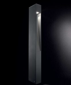 IDEAL LUX Κολωνάκι Κήπου MERCURIO 1xG9 IP44 Χρώματος Ανθρακί – 114347