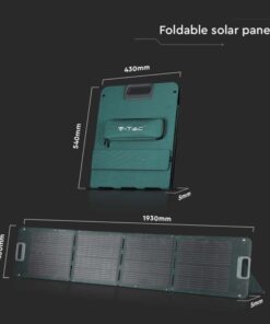 2*120W Foldable Solar Panel For Portable Power Station V-TAC – 11565