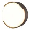ΠΛΑΦΟΝΙΕΡΑ ΣΤΡΟΓΓΥΛΗ LED 16W Φ250X50 3000K IP54 ΜΑΥΡΗ PRO EUROLAMP – 145-20204
