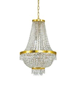 IDEAL LUX Κρεμαστό Φωτιστικό CAESAR  9xG9 Κρύσταλλο – 114736