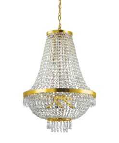 IDEAL LUX Κρεμαστό Φωτιστικό CAESAR 12xG9 Κρύσταλλο – 114743