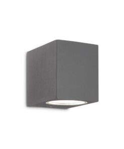 IDEAL LUX Φωτιστικό Τοίχου UP IP44 1xG9 IP44 Χρώματος Ανθρακί – 115306