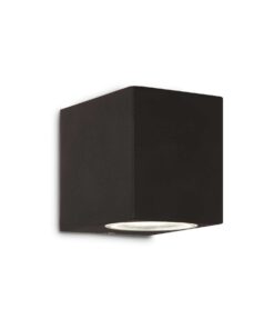 IDEAL LUX Φωτιστικό Τοίχου UP IP44 1xG9 Μαύρου Χρώματος – 115313