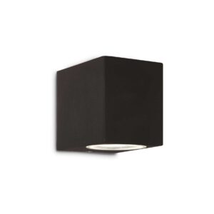IDEAL LUX Φωτιστικό Τοίχου UP IP44 1xG9 Μαύρου Χρώματος – 115313