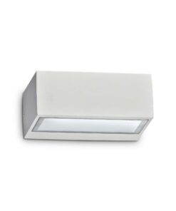 IDEAL LUX Απλίκα Τοίχου BIANCO 1xG9 IP44 Λευκού Χρώματος – 115351