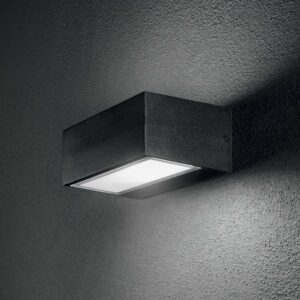 IDEAL LUX Επιτοίχιο Φωτιστικό TWIN 1xG9 IP44 Γκρι Χρώματος – 326979