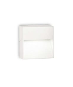 IDEAL LUX Επιτοίχιο Φωτιστικό για Σκαλοπάτια DOWN 1xG9 IP44 Λευκού Χρώματος – 115382