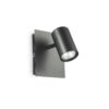 IDEAL LUX Φωτιστικό Τοίχου SPOT 1xGU10 Μαύρου Χρώματος – 115481