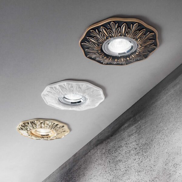 IDEAL LUX Φωτιστικό Σποτ Οροφής  POLKA 1xGU10 Λευκού Χρώματος – 115597