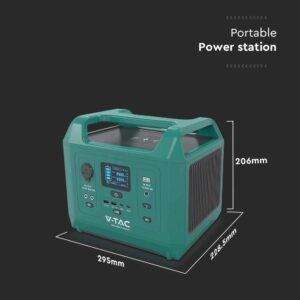 600W Output Portable Power Station EU Socket  V-TAC – 11626