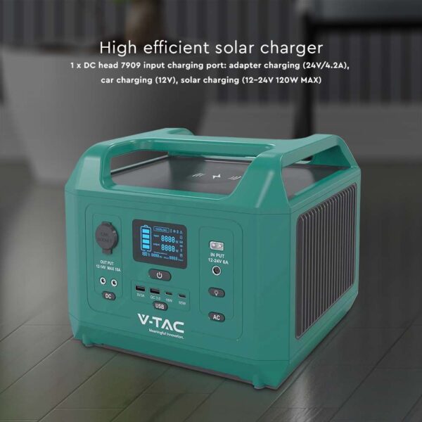 600W Output Portable Power Station EU Socket  V-TAC – 11626