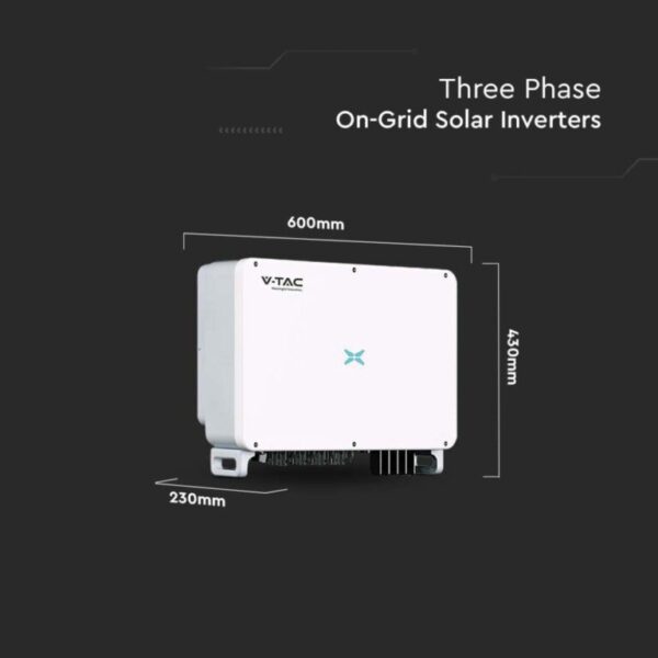 60kW On Grid Solar Inverter Three Phase With Wifi Dongle V-TAC – 11631