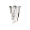 IDEAL LUX Κρεμαστό Φωτιστικό CARLTON 8xE14 Χρωμίου – 117737