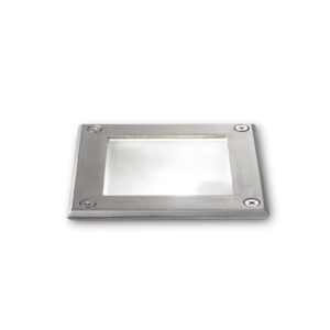 IDEAL LUX Χωνευτό Φωτιστικό Οροφής PARK 1xG9 IP54 Inox – 117881