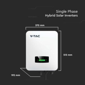 5kW On/Off Grid Hybrid Solar Inverter Single Phase CT , Smart Meter And Accessories Included Warranty 5+5YRS Optional  V-TAC – 11819