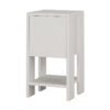 Nightstand Ema pakoworld in white color 30x30x55cm 119-001072