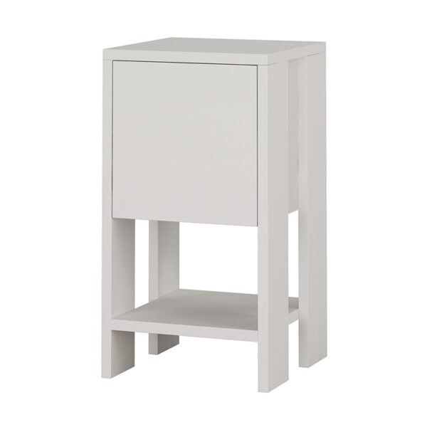 Nightstand Ema pakoworld in white color 30x30x55cm 119-001072