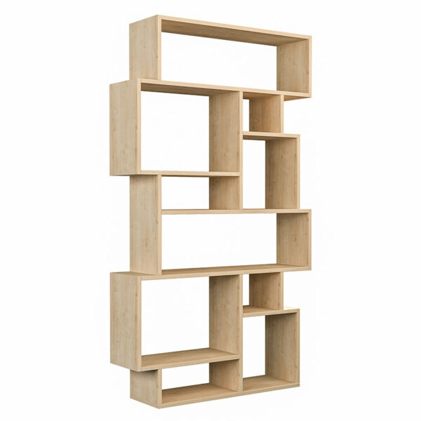 Karmato pakoworld Bookcase in natural color 96×25,5×168,5cm 119-001075