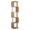 Bookcase – Column Piri pakoworld natural-white 35x30x161cm 119-001120