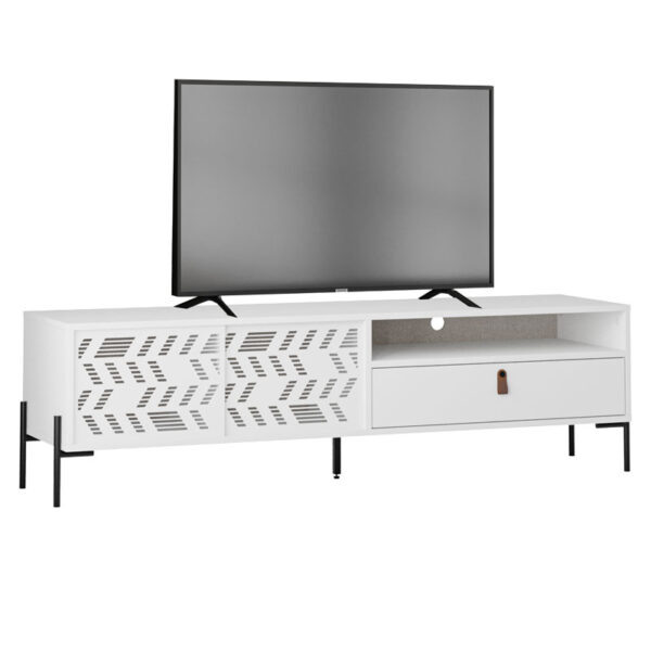TV cabinet Melati pakoworld white 170x45x48.5cm 119-001162