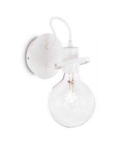IDEAL LUX Επιτοίχιο Φωτιστικό RADIO 1xE27 3000K Λευκού Χρώματος – 119465