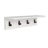 Wall Hanger Mulan pakoworld in white color  60x16x14.5cm 120-000035