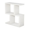 Coffee table Zet pakoworld in white color 45x17x51cm 120-000036