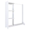 Entrance furniture Renesme pakoworld white 106x35x128cm 120-000211