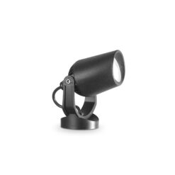 IDEAL LUX Προβολέας Κήπου ELIO 1xGU10 IP66 Μαύρου Χρώματος – 120201